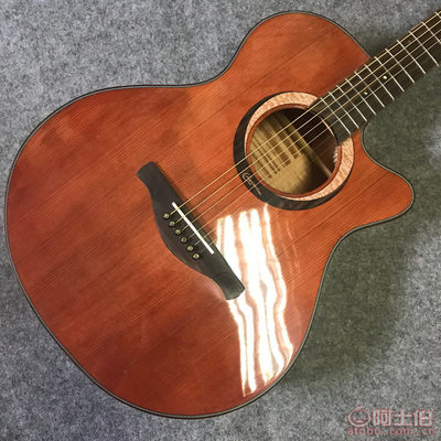 匠心獨韻 凱峰KF-402S民謠吉他，云杉桃花芯擦色復(fù)古的藝術(shù)之聲